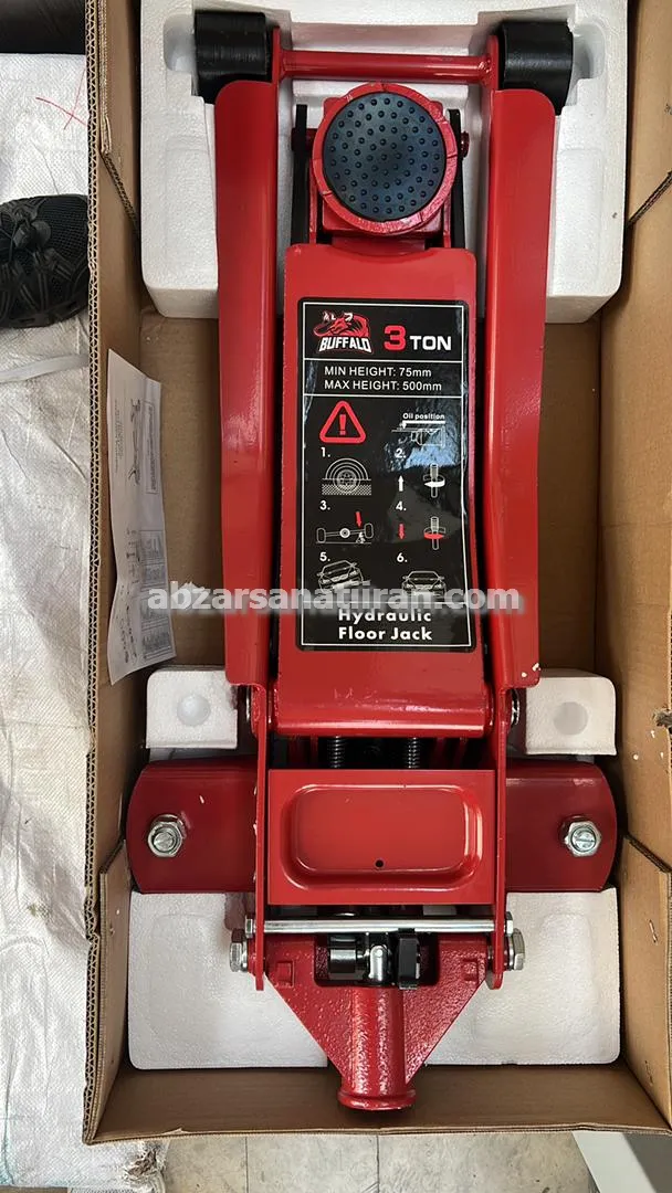 ابزار صنعتی ایران خرید و فروش جک 3 تن کورسی دو پمپ برند بوفالو در تهران میدان حسن آباد ابزار صنعتی ایران خرید و فروش جک 3 تن کورسی دو پمپ برند بوفالو در تهران میدان حسن آباد